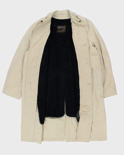 London Fog Lined Trench Coat - L