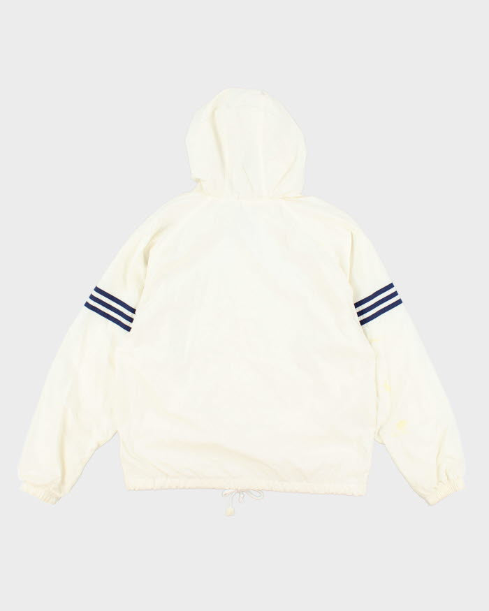 Vintage 90's Adidas Hooded Windbreaker Jacket - M