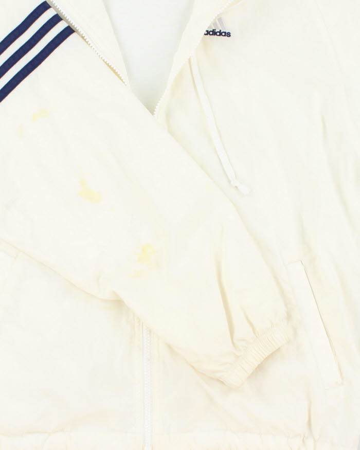 Vintage 90's Adidas Hooded Windbreaker Jacket - M