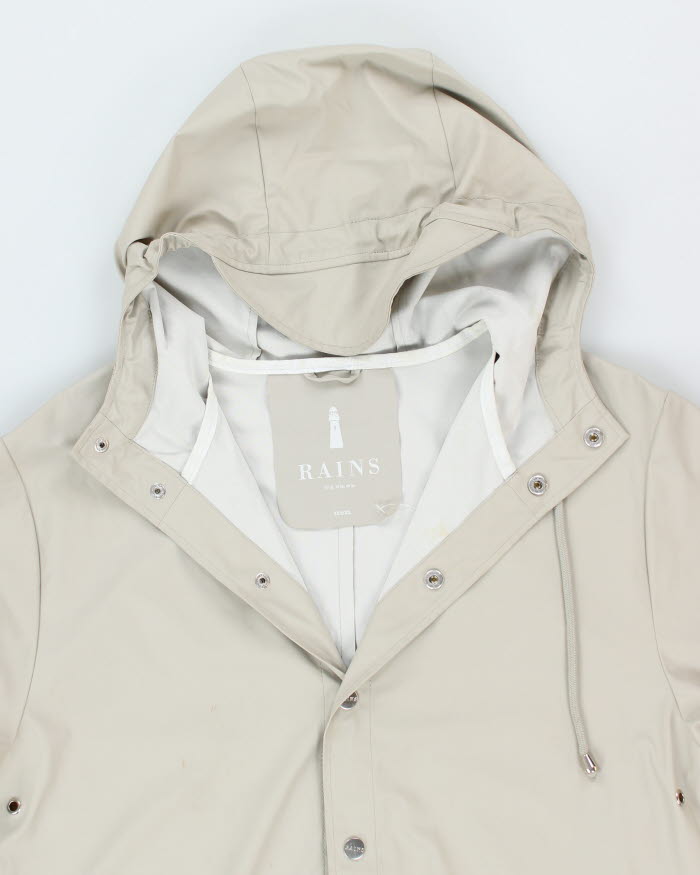 Rains Lightweight Waterproof Hooded Jacket - XS