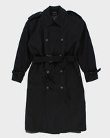 Vintage Wool Lined Trench Coat - S