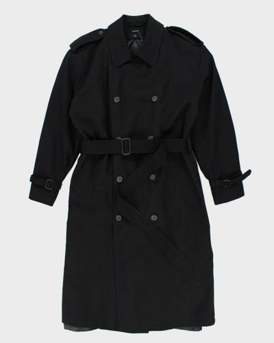Vintage Wool Lined Trench Coat - S