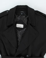 Vintage Wool Lined Trench Coat - S
