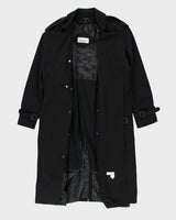 Vintage Wool Lined Trench Coat - S