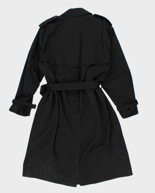 Vintage Moores Black Trench Coat - L