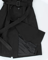 Vintage Moores Black Trench Coat - L