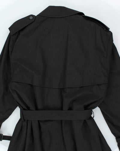 Vintage Moores Black Trench Coat - L