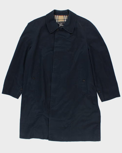 Vintage Burberry Navy Trench Coat - L