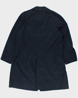 Vintage Burberry Navy Trench Coat - L