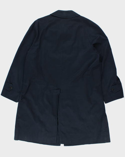 Vintage Burberry Navy Trench Coat - L