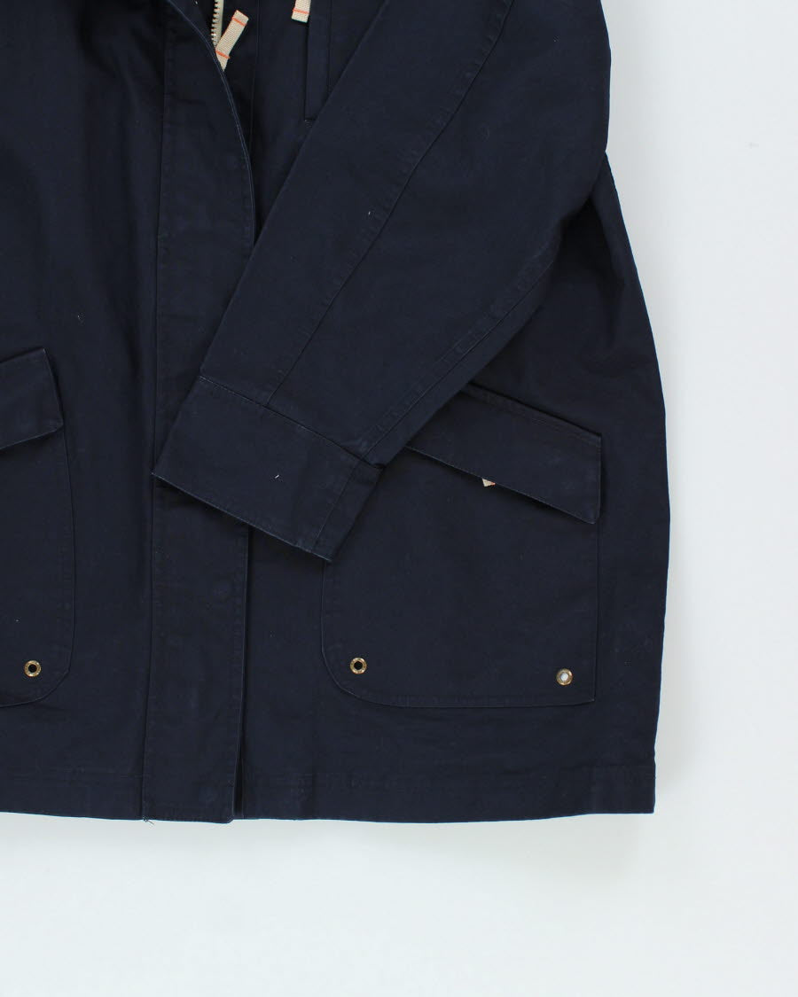Eddie Bauer Navy Hooded Jacket - XL