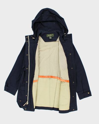 Eddie Bauer Navy Hooded Jacket - XL