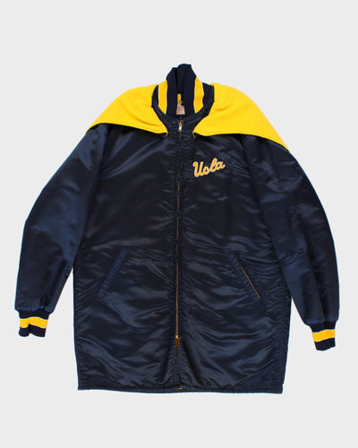 Vintage Satin Varsity Jacket - XL
