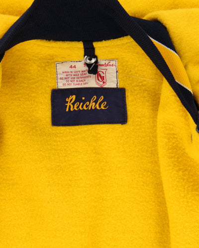 Vintage Satin Varsity Jacket - XL