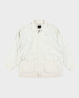 Vintage Y2K Nike Collared Track Jacket - L