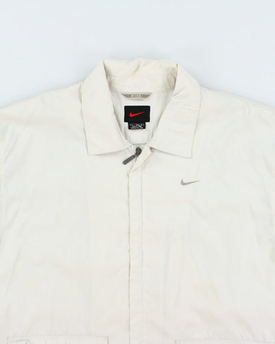 Vintage Y2K Nike Collared Track Jacket - L
