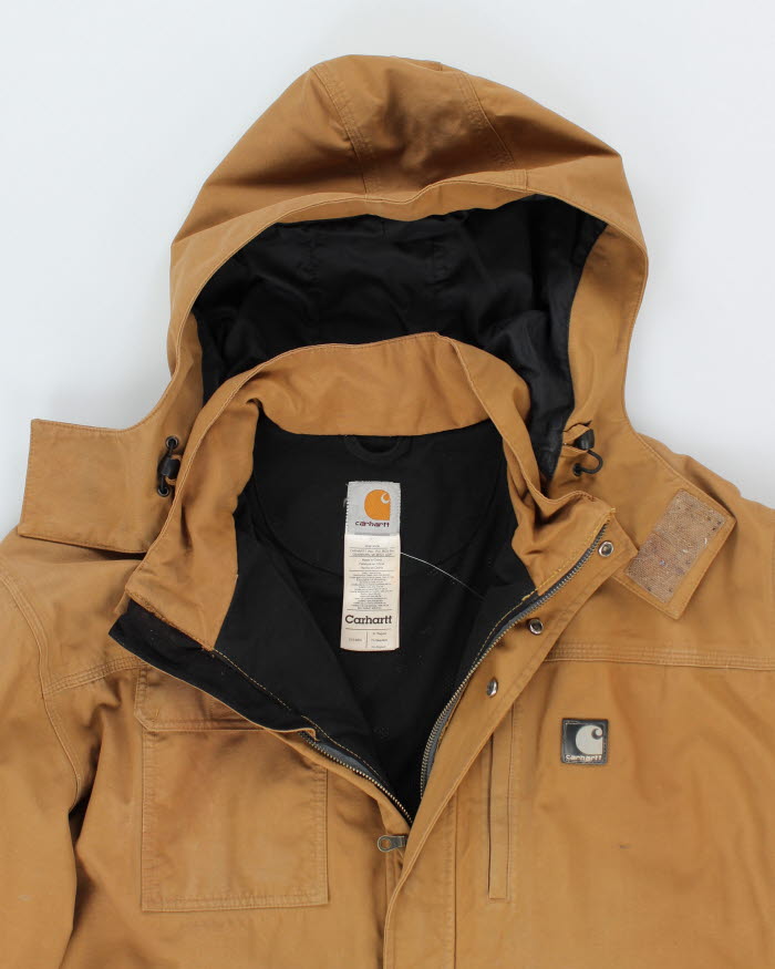 Carhartt Brown Hooded Jacket - XL