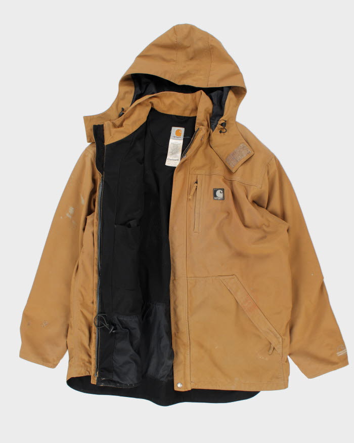 Carhartt Brown Hooded Jacket - XL