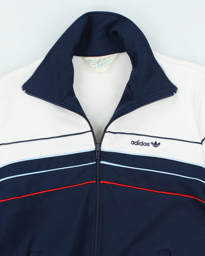 Vintage 80's Adidas Striped Track Jacket - M
