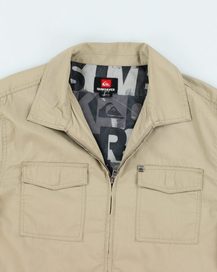Vintage 2000's Quiksilver Harrington Zip Up Jacket - L