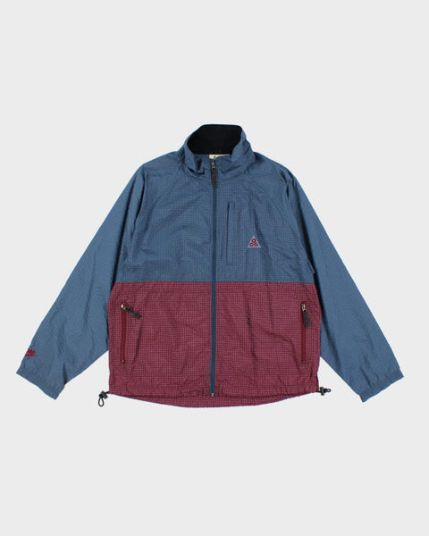 ジャケット・アウター 90~00s NIKE ACG Two-tone Shell Jacket Vintage Nike ACG Two Tone Lightweight Windbreaker Jacket - L – Rokit