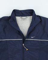 Vintage Y2K Nike Striped Track Jacket - S