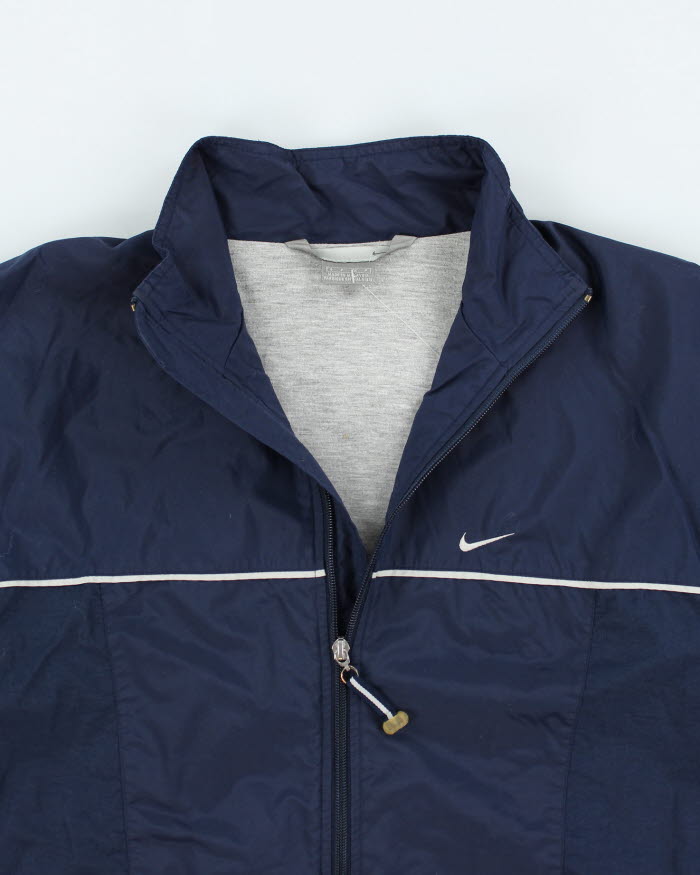 Vintage Y2K Nike Striped Track Jacket - S