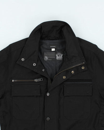 Vintage Y2K Diesel Multi Pocket Zip Up Jacket - M
