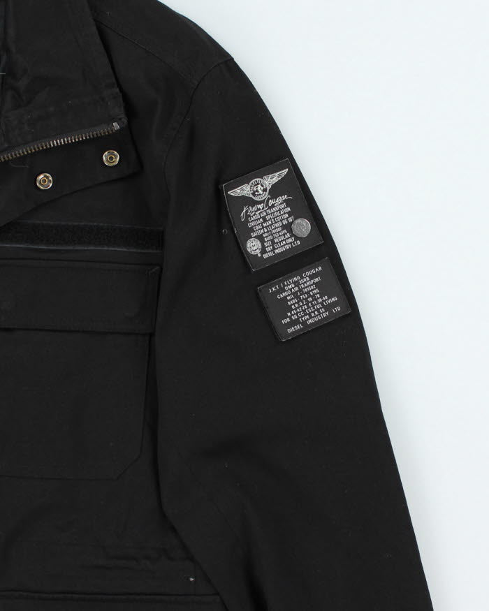 Vintage Y2K Diesel Multi Pocket Zip Up Jacket - M
