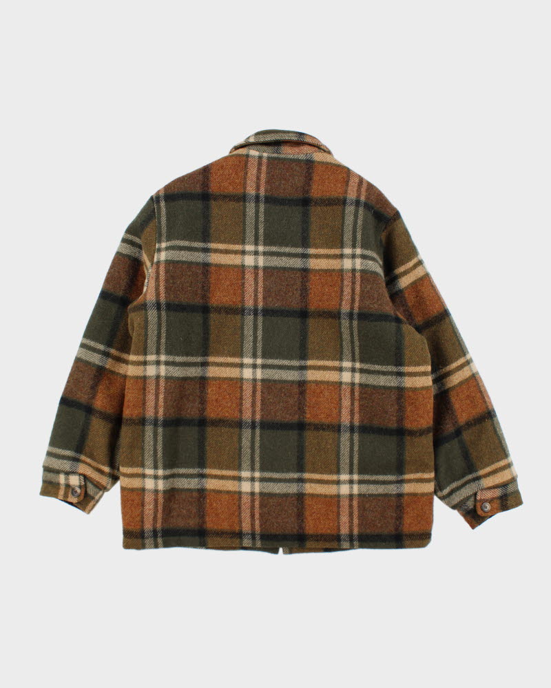 Vintage 80's Woolrich Sherpa Lined Wool Jacket - L