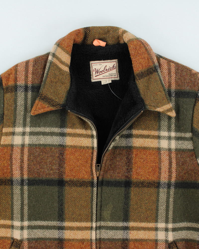 Vintage 80's Woolrich Sherpa Lined Wool Jacket - L – Rokit