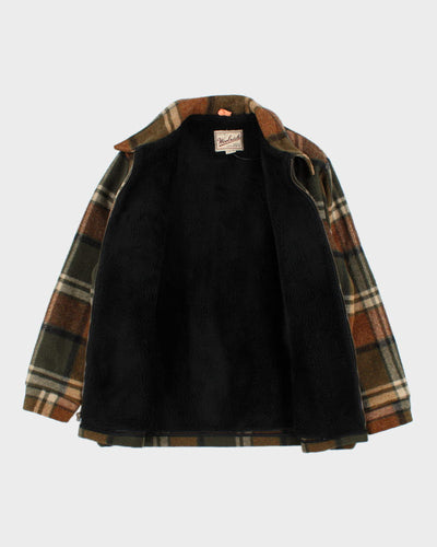 Vintage 80's Woolrich Sherpa Lined Wool Jacket - L