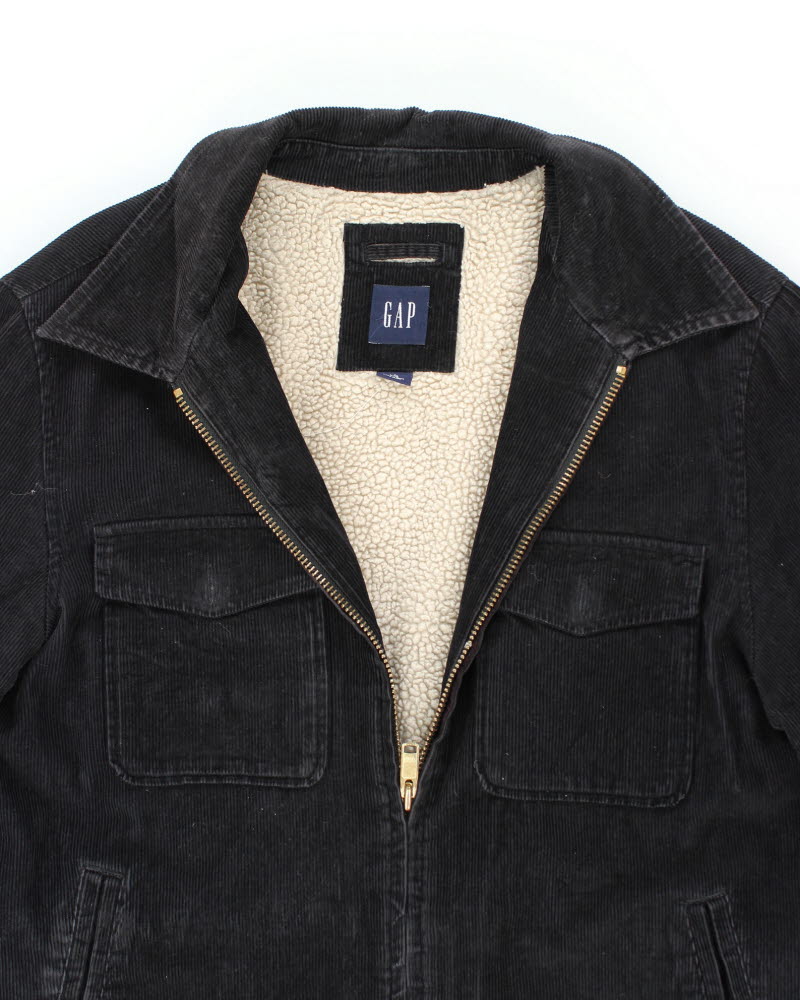 Vintage 90's Gap Corduroy Sherpa Lined Jacket - L – Rokit