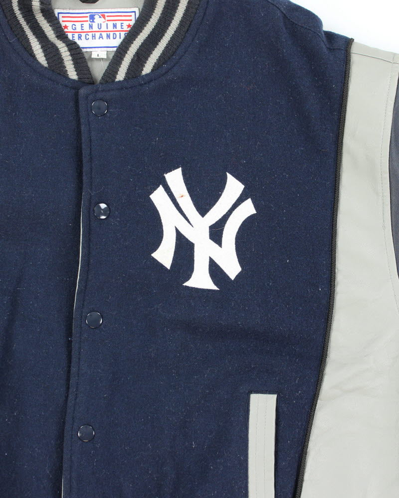 Vintage 90's New York Yankees MLB Varsity Jacket - L