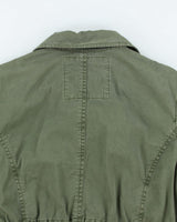 Vintage Y2K Tommy Hilfiger Military Zip Up Jacket - XL