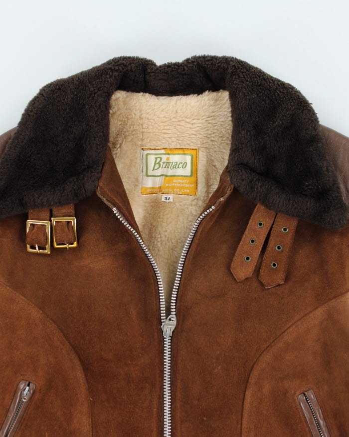 Vintage Brimaco Suede Lined Jacket - M