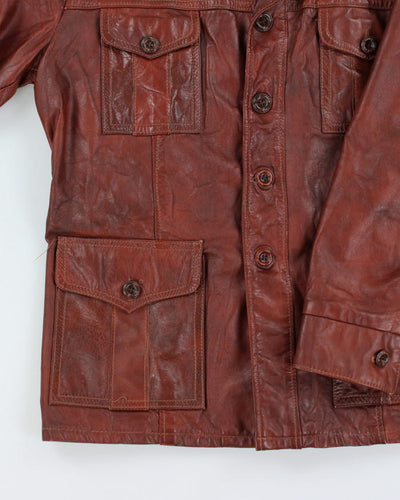 Vintage 70s Sears Leather jacket - M