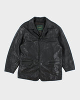 Vintage Danier Black Leather Jacket - L