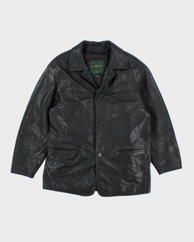 Vintage Danier Black Leather Jacket - L