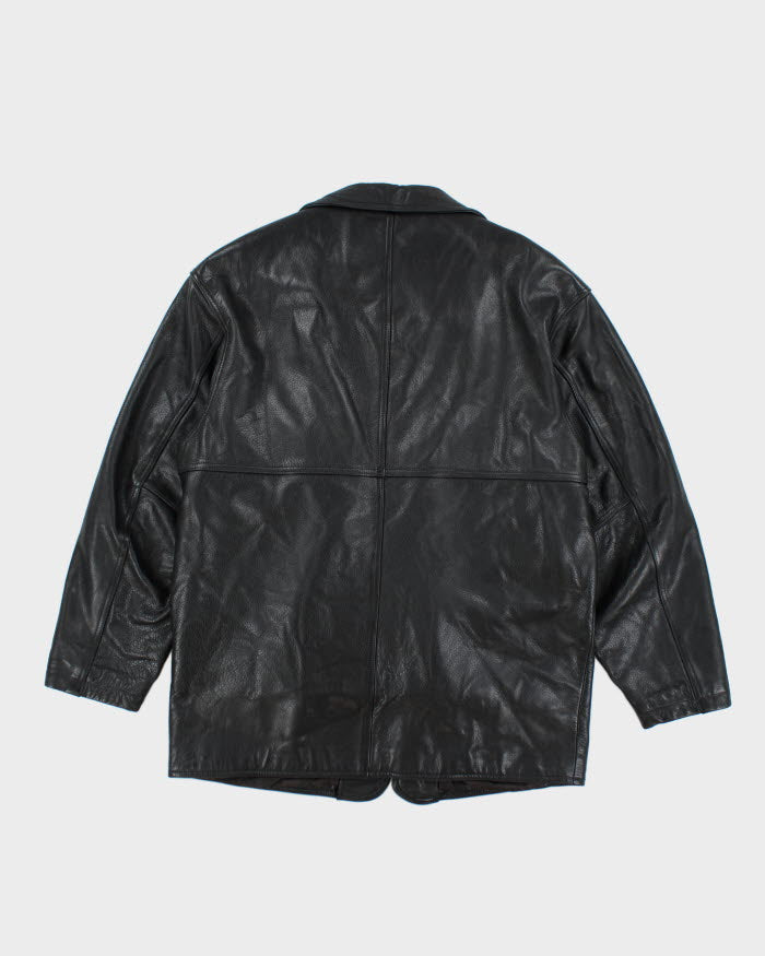 Vintage Danier Black Leather Jacket - L