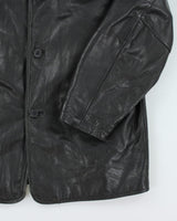 Vintage Danier Black Leather Jacket - L