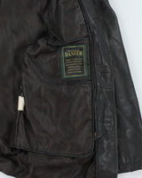 Vintage Danier Black Leather Jacket - L