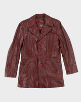 Vintage Sears Lined Leather Jacket - M