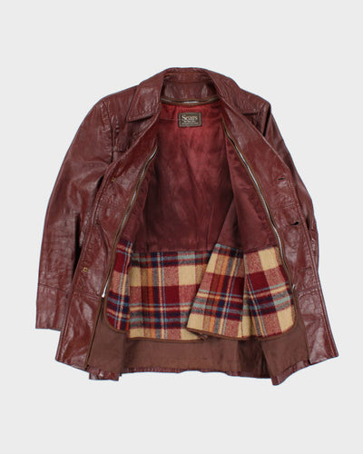 Vintage Sears Lined Leather Jacket - M