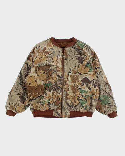 Camouflage Padded Quilted Jacket - XL