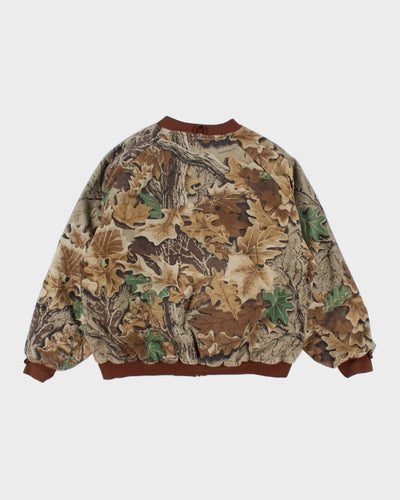 Camouflage Padded Quilted Jacket - XL