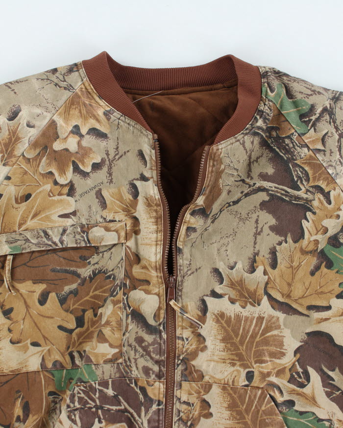 Camouflage Padded Quilted Jacket - XL