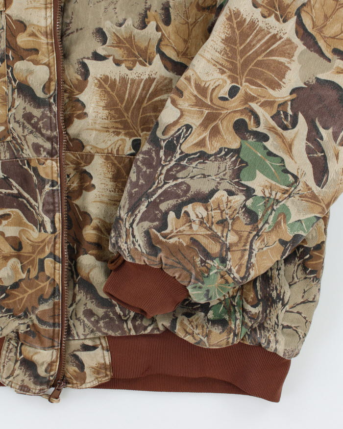 Camouflage Padded Quilted Jacket - XL