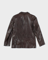 Vintage Jaeger Brown Leather Jacket - S