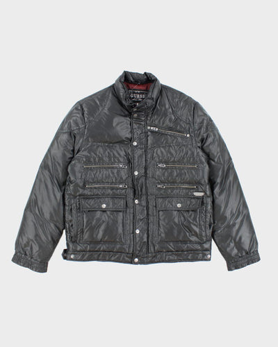 Vintage Y2K Guess Multi Pocket Puffer Jacket - M